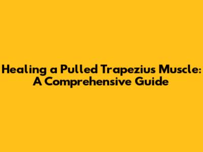 Healing a Pulled Trapezius Muscle: A Comprehensive Guide